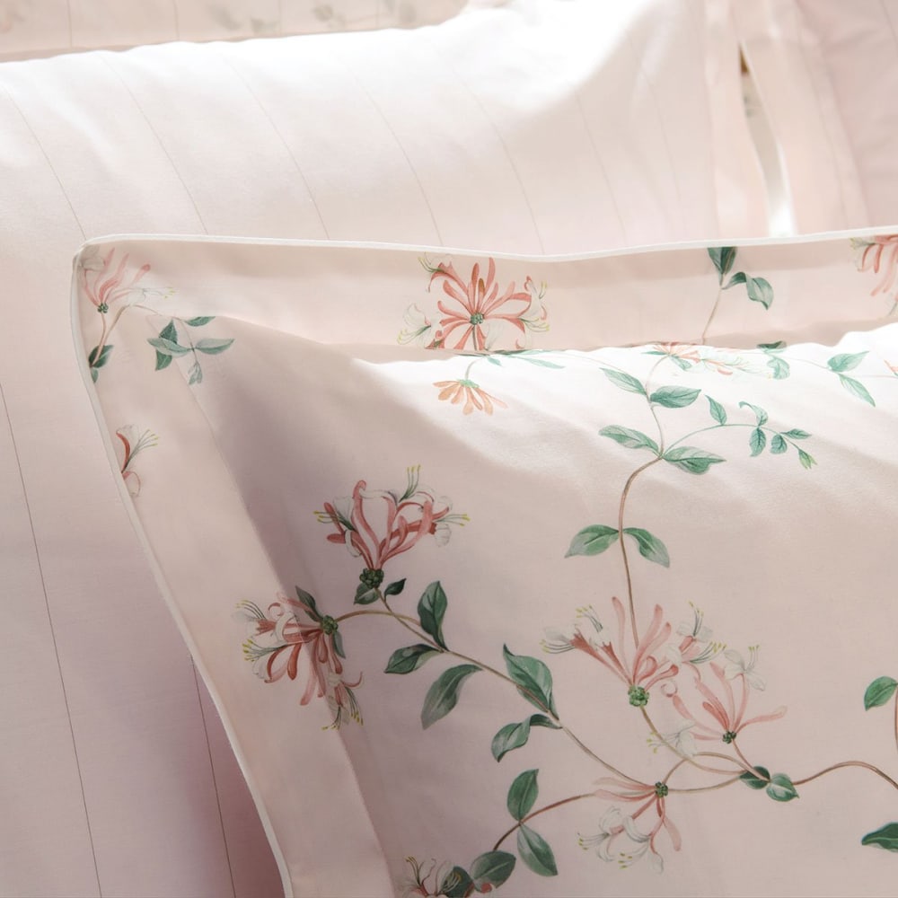 Taie d'oreiller percale rose clair 65x65 cm — vue 4