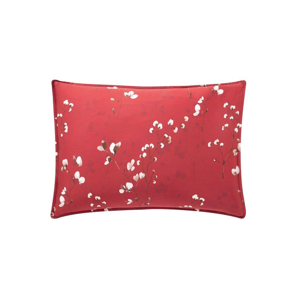 Taie d'oreiller satin rouge 50x75 cm