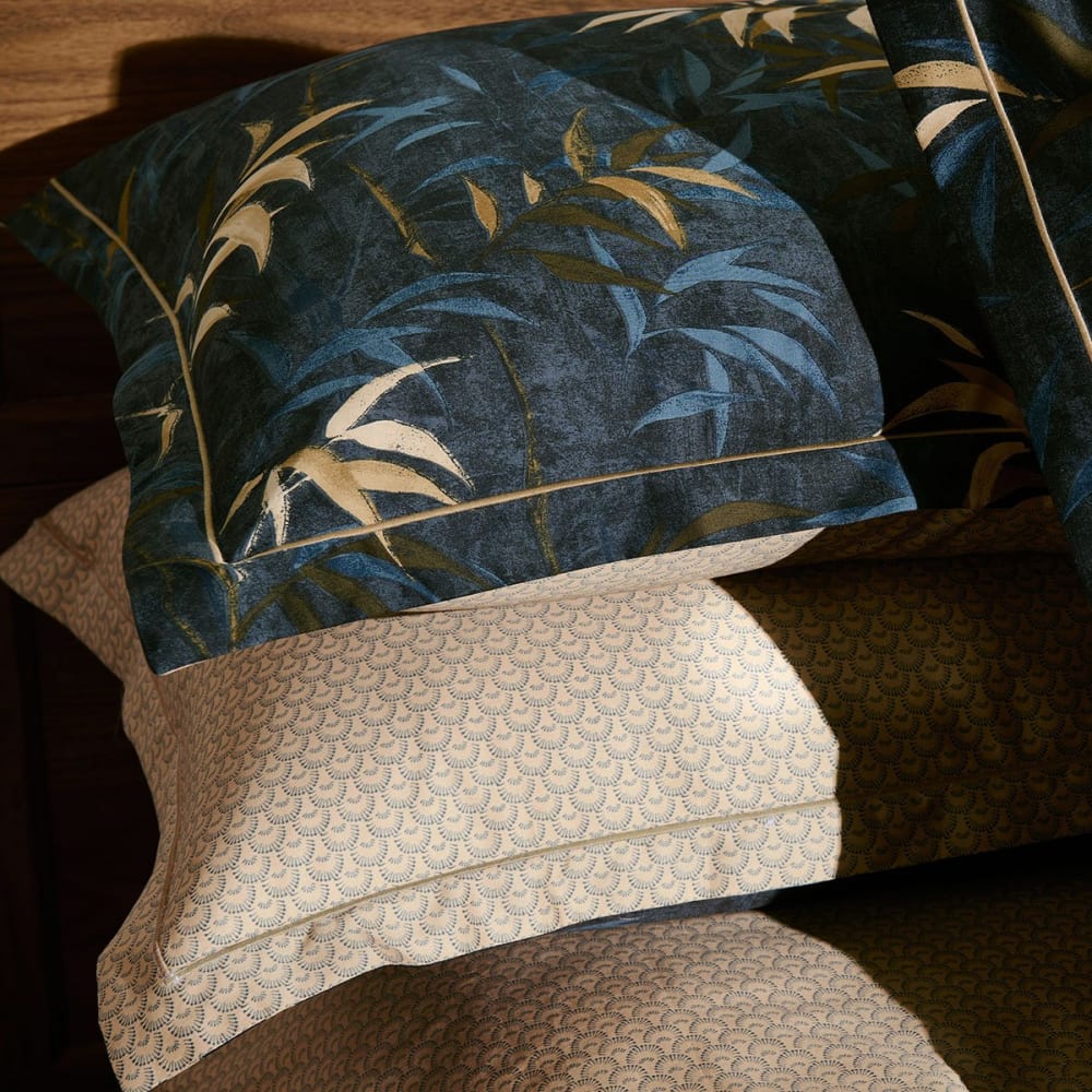 Taie d'oreiller satin bleu foncé 50x75 cm — vue 4