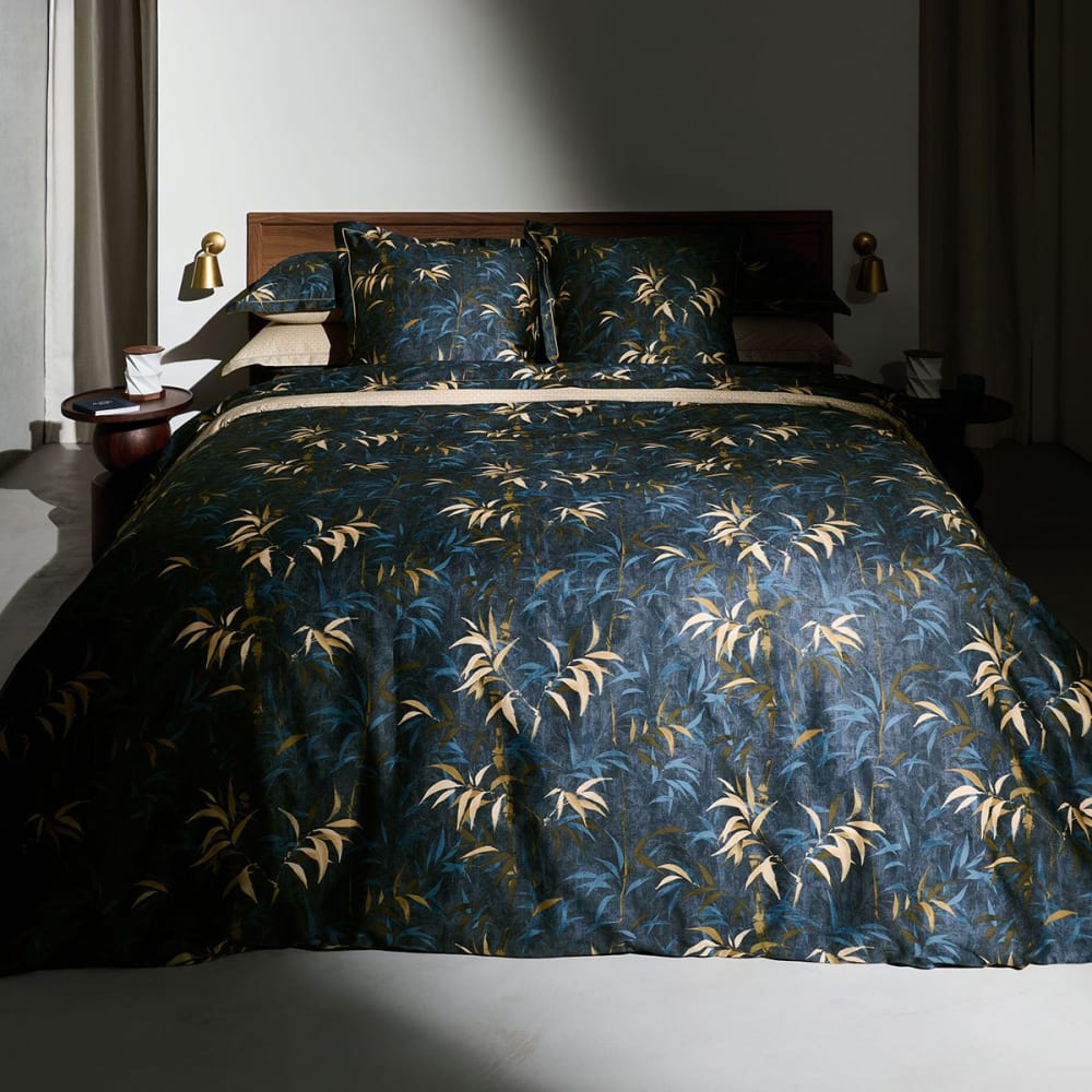 Drap housse satin beige 180x200 cm — vue 4