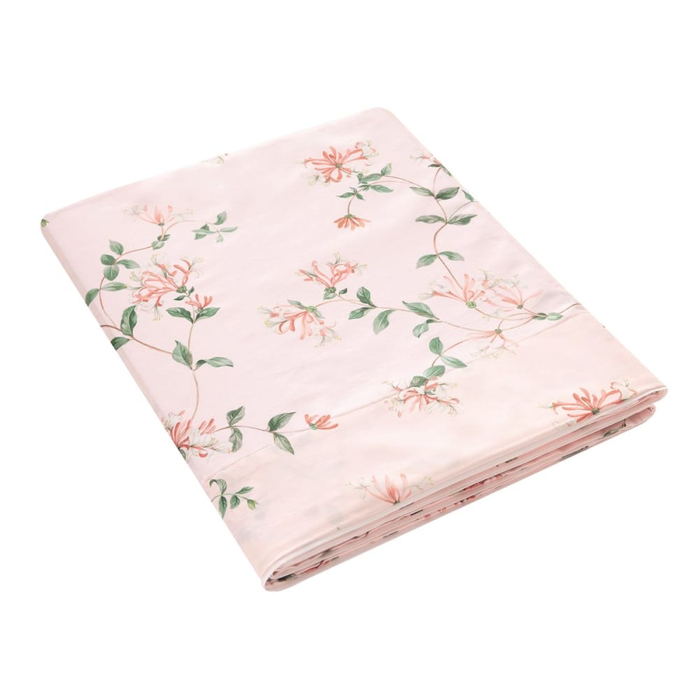 Drap plat percale rose clair 270x295 cm — vue 3