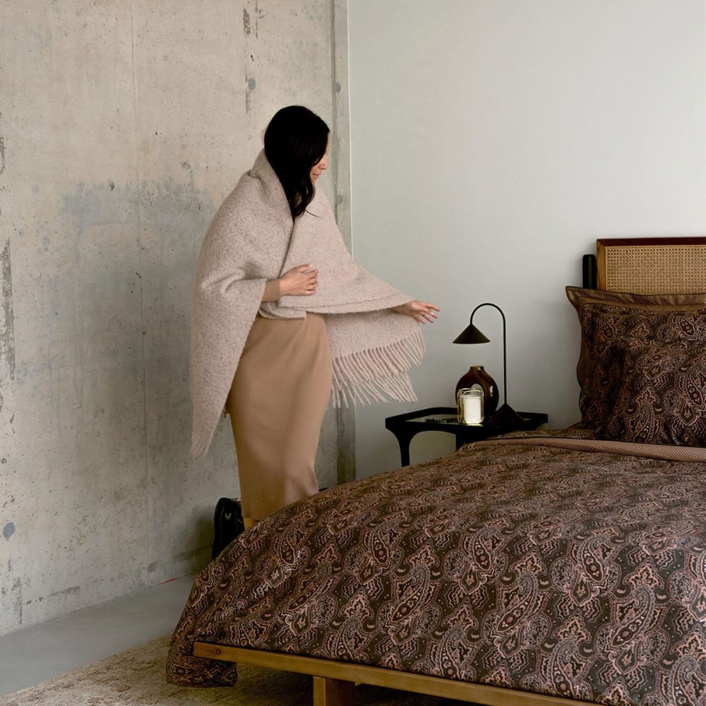 Housse de couette satin vert foncé 240x220 cm — vue 3