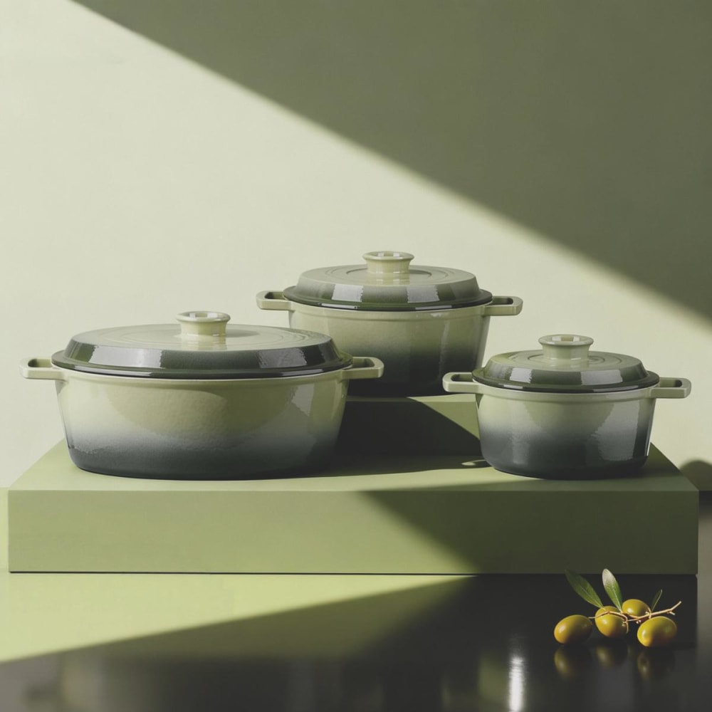 Cocotte en fonte ovale 33cm