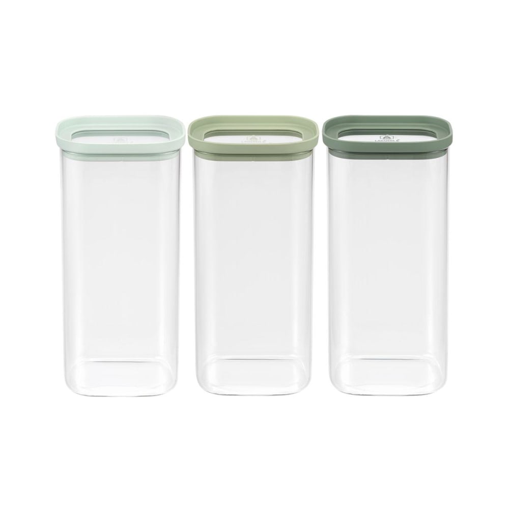 Lot de 3 bocaux en verre 2000ml Lot de 3 bocaux en verre 2000ml