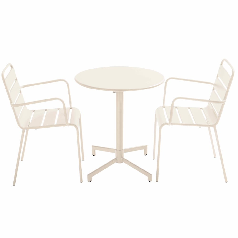 Ensemble table de jardin - fauteuils