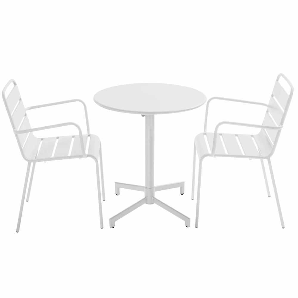 Ensemble table de jardin - fauteuils