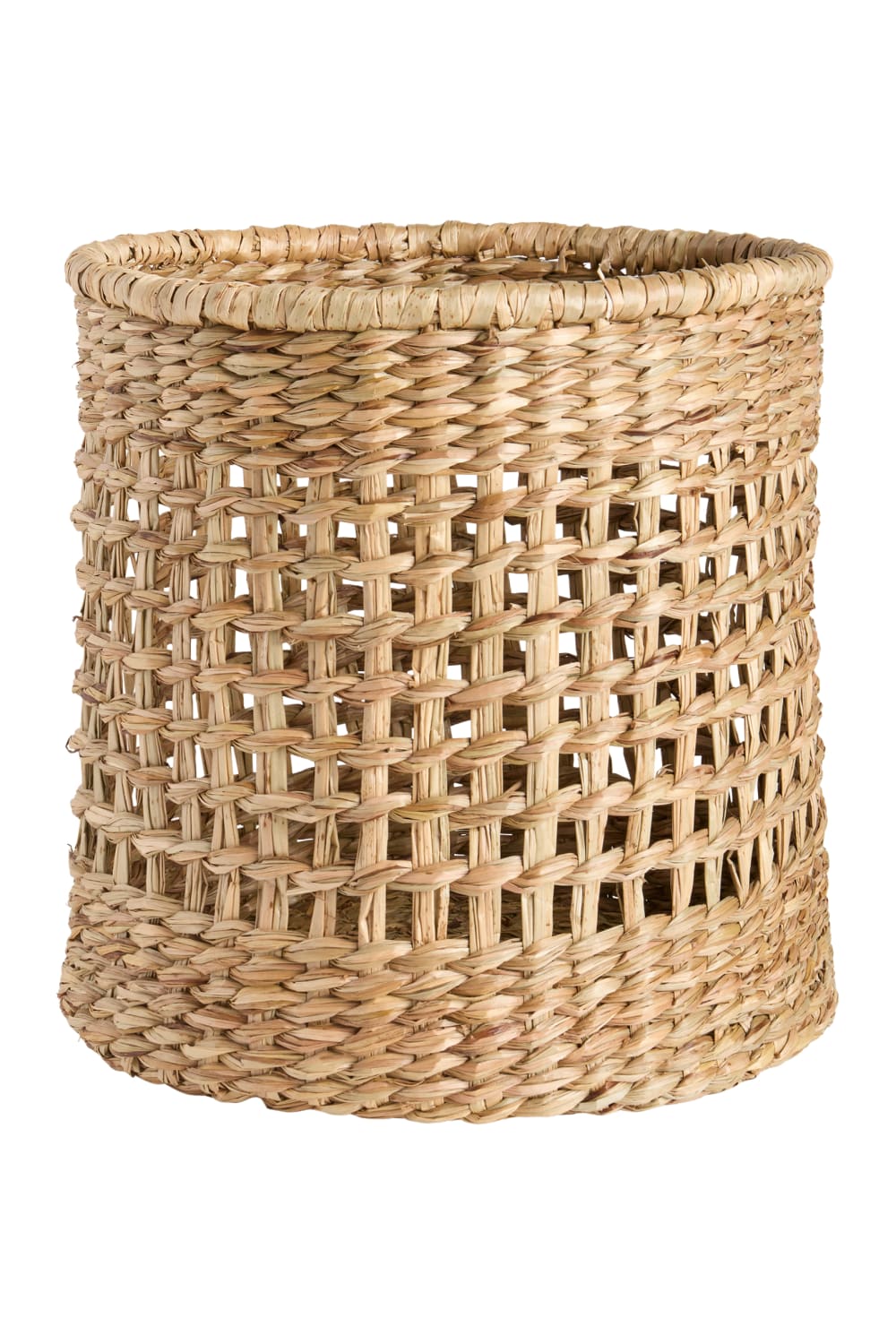 Calma House Papierkorb Natur Diam. 30x28 Beige Seebinsen