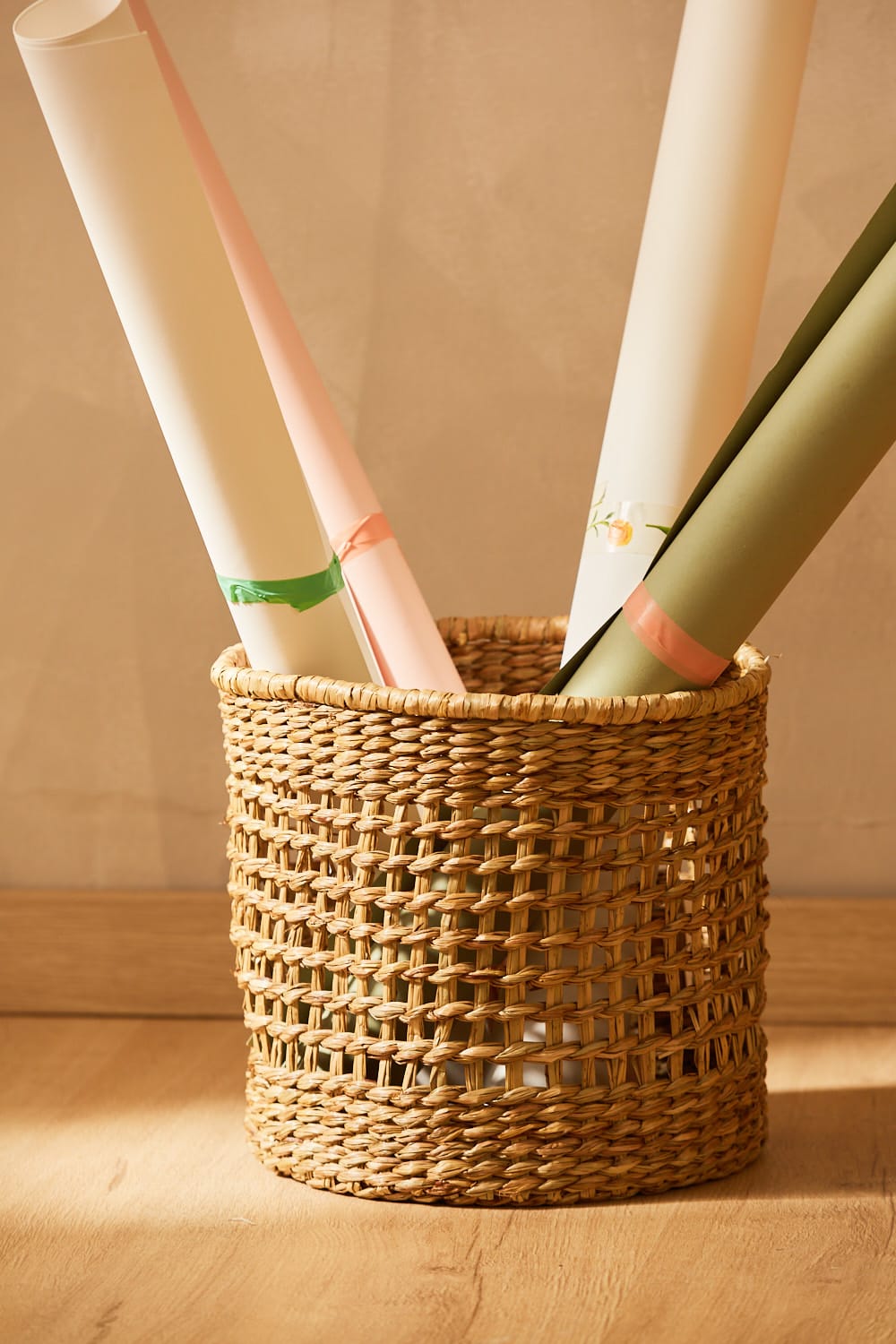 Papierkorb Natur Diam. 30x28 - Maisons Du Monde