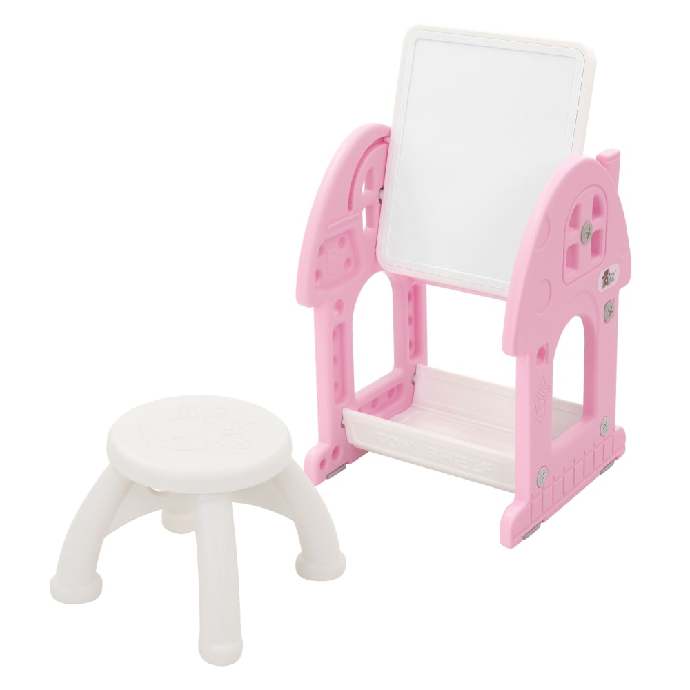 Table pour enfants avec tableau magnétique et tabouret en plastique