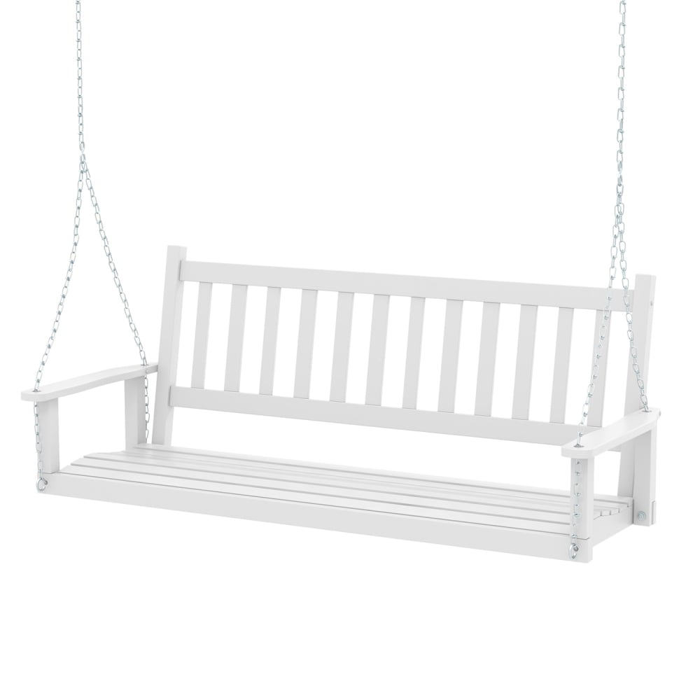 Balançelle en bois blanche