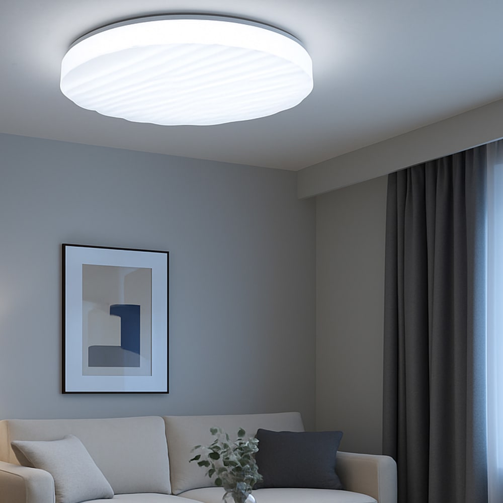 Plafonnier LED circulaire Ø480 mm 40W, CCT — vue 3