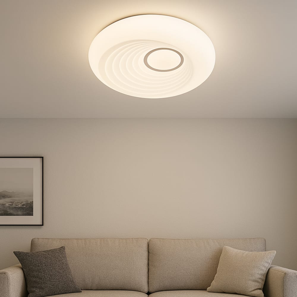 Plafonnier LED acrylique Ø480 mm 40W, CCT — vue 3