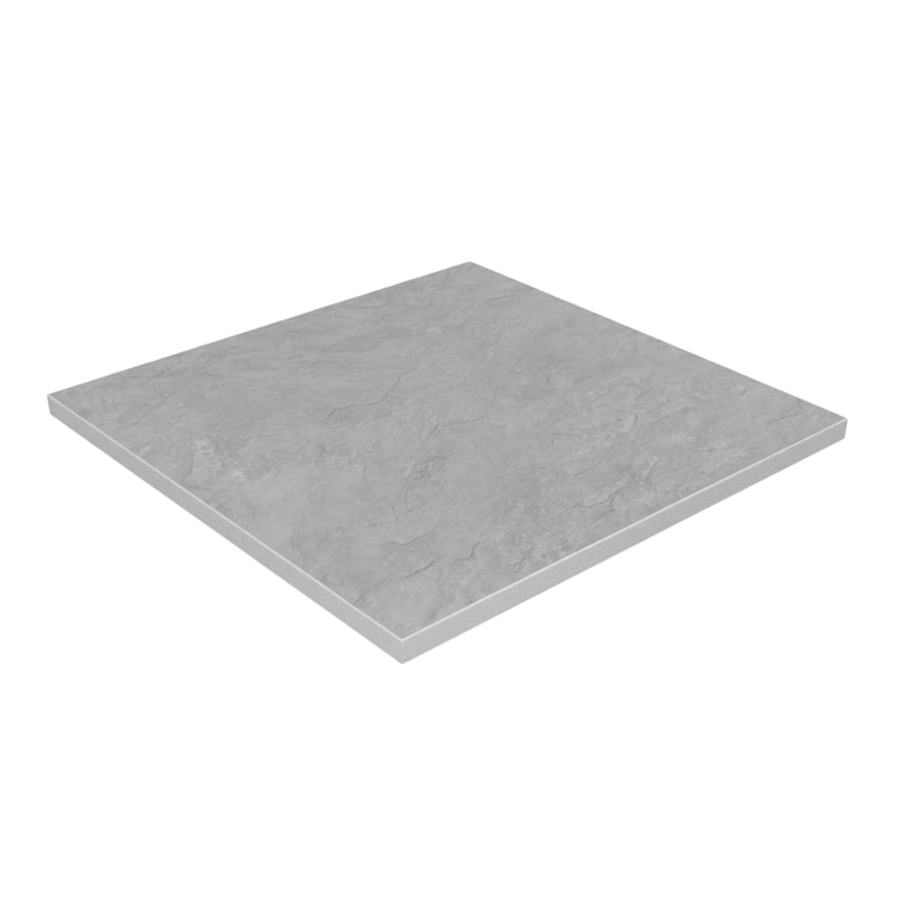 Quadratische laminierte Tischplatte 70 x 70 cm gewachster Beton -