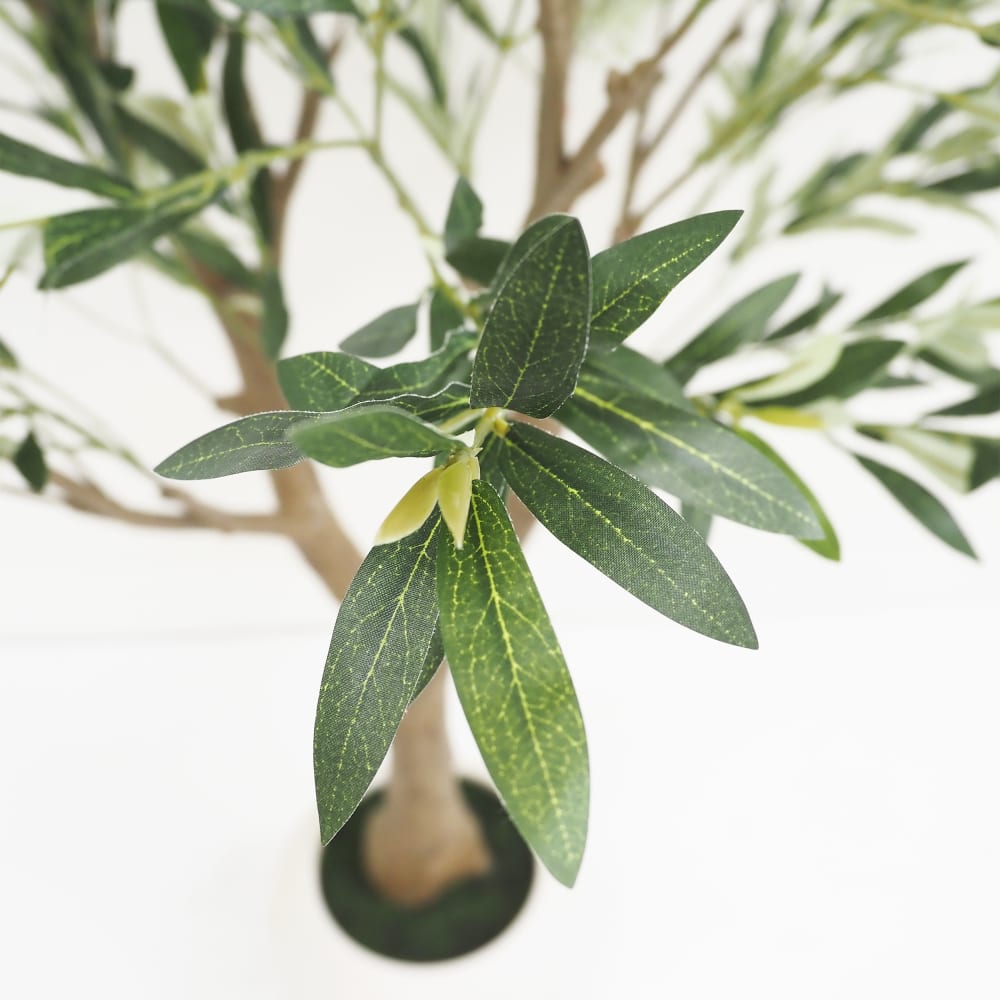 Olivier artificiel pot blanc 180cm — vue 4