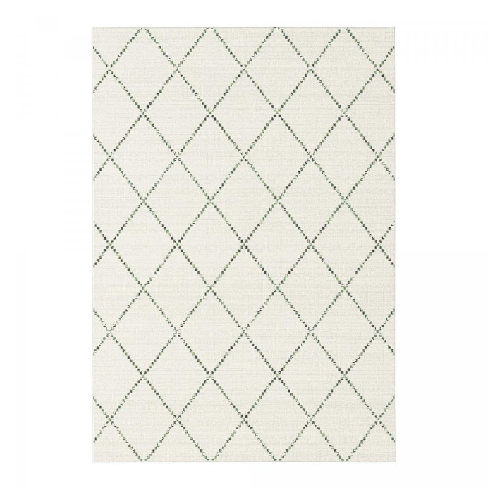 Tapis exterieur 160x230 Écru, vert