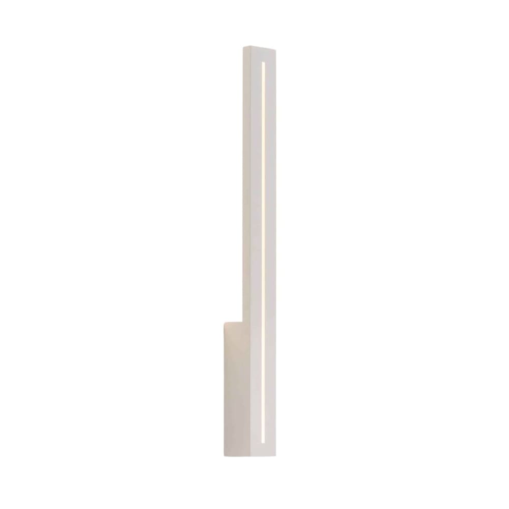 Kosilum Wandleuchte aus Aluminium 61 cm, Weiß Weiß Metall