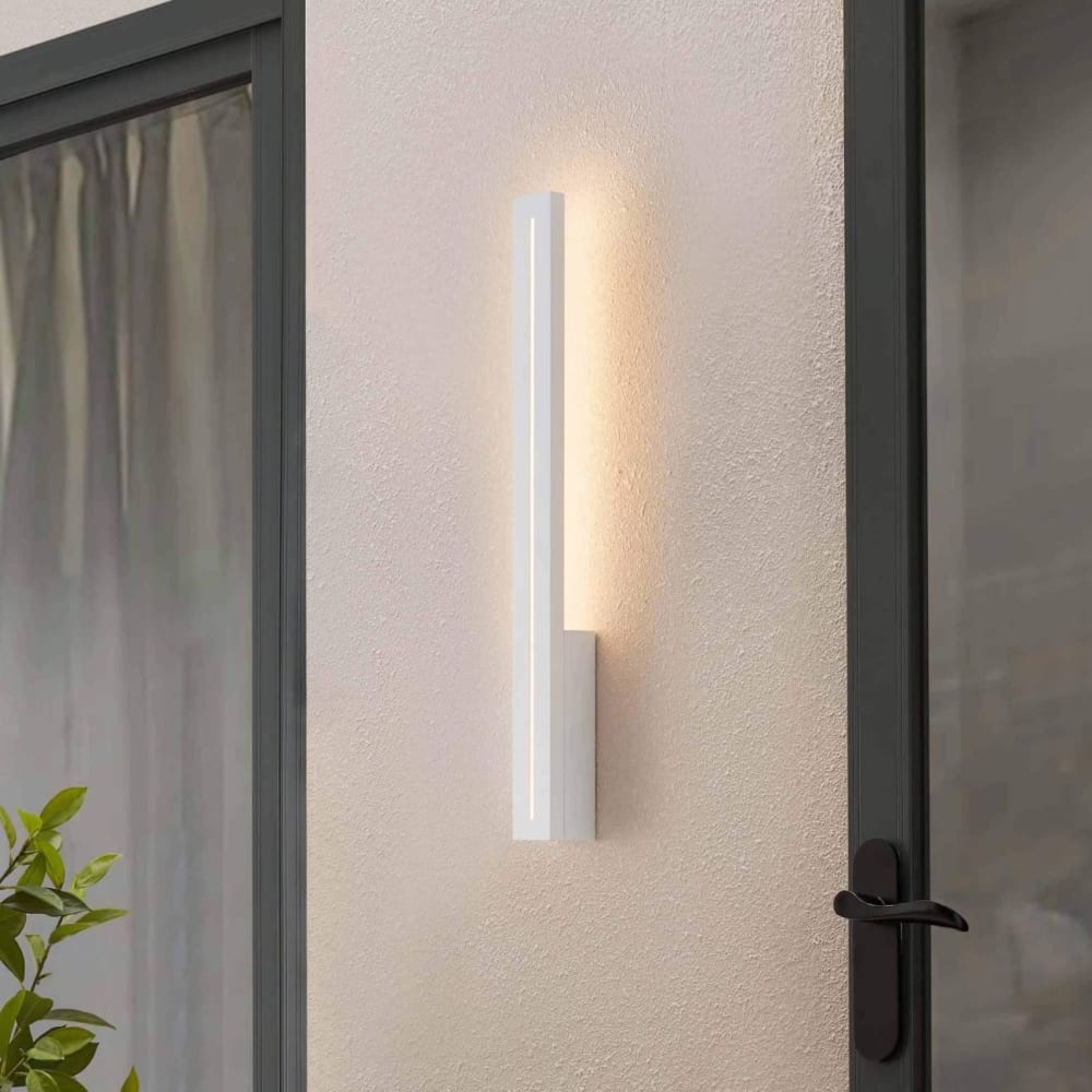 Wandleuchte aus Aluminium 61 cm, Weiß - Maisons Du Monde