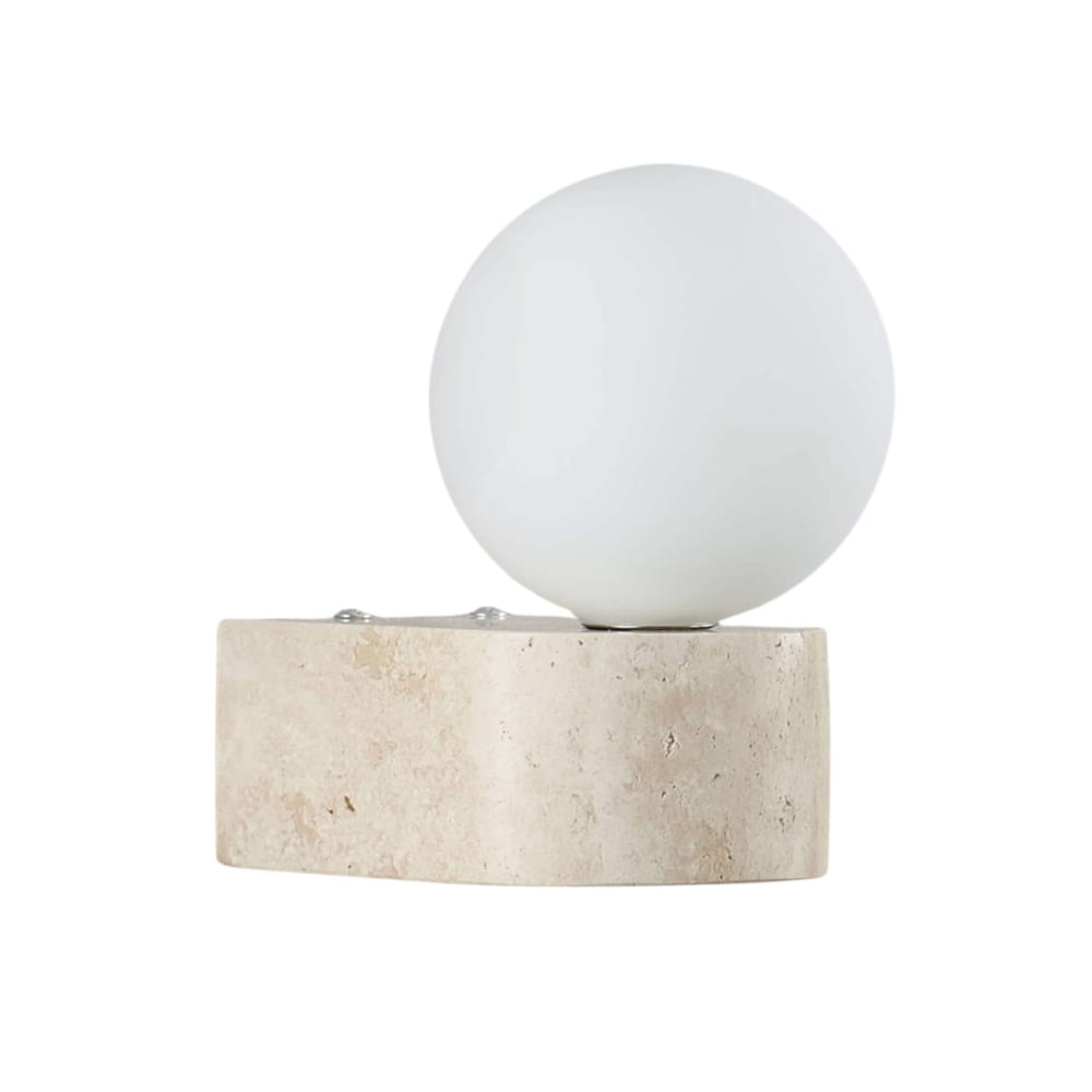 Applique en verre Beige et blanc 15.5 cm