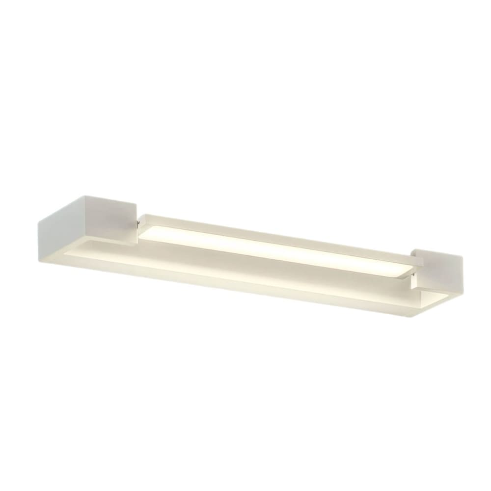 Kosilum Lange weiße LED-Wandleuchte mit 350° schwenkbarer Stange - Orlène - Metall