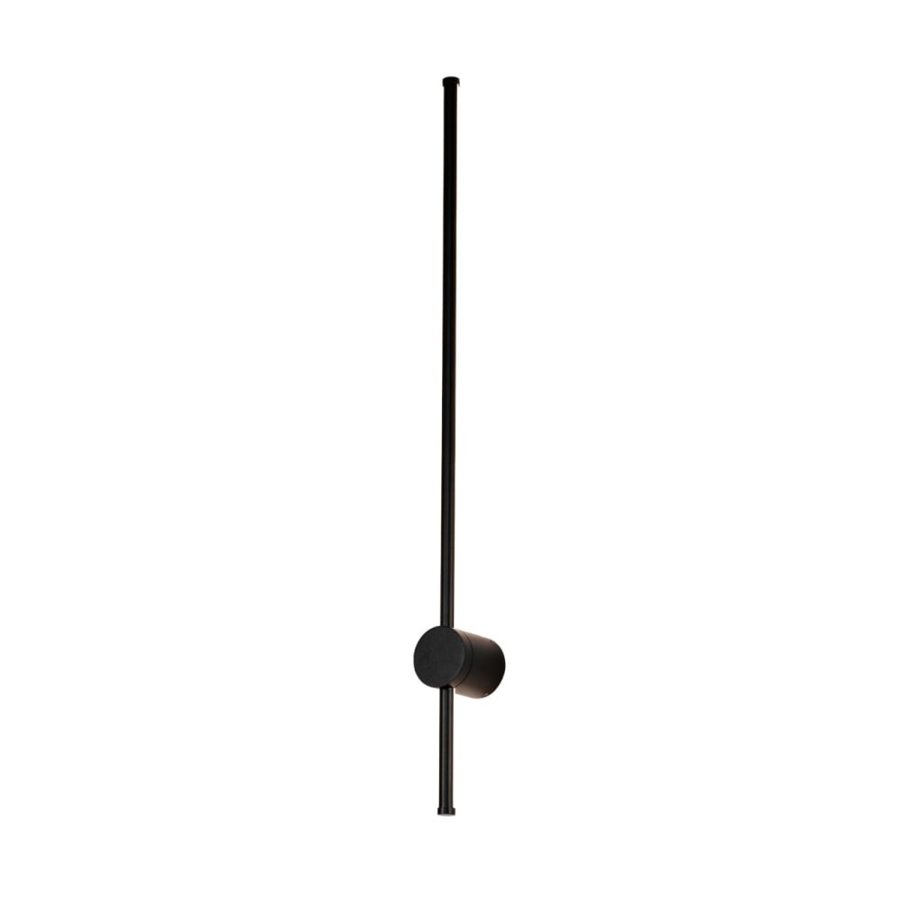 Kosilum Schwarze LED-Wandleuchte 97 cm schlankes Design IP54 - Nikolai Schwarz Metall