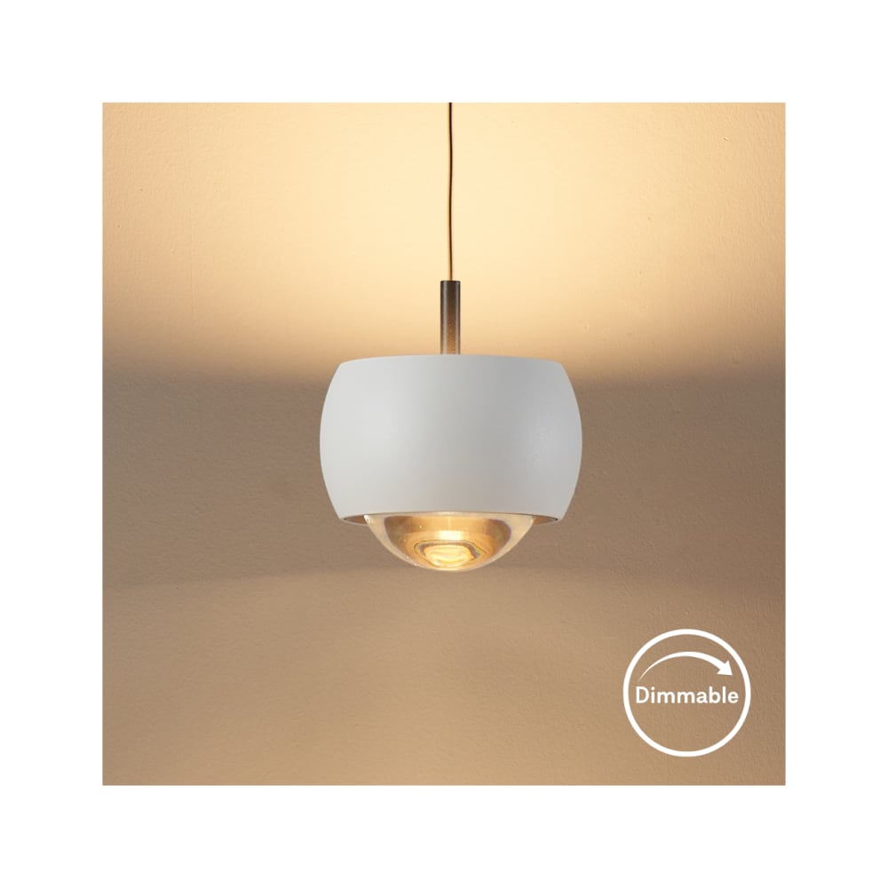 Suspension en aluminium blanc et noir 9.6 cm — vue 4