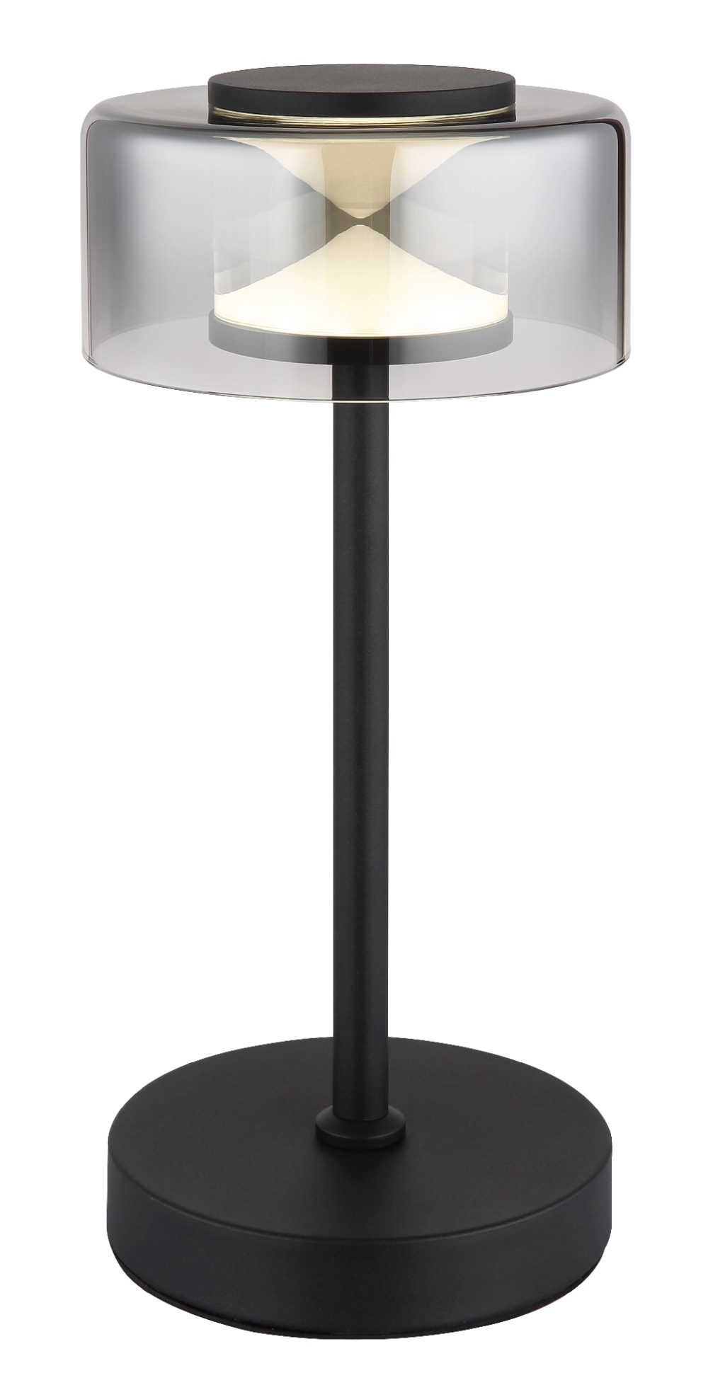 Globo Lighting Tischleuchte Metall schwarz matt, 32,5cm - Metall