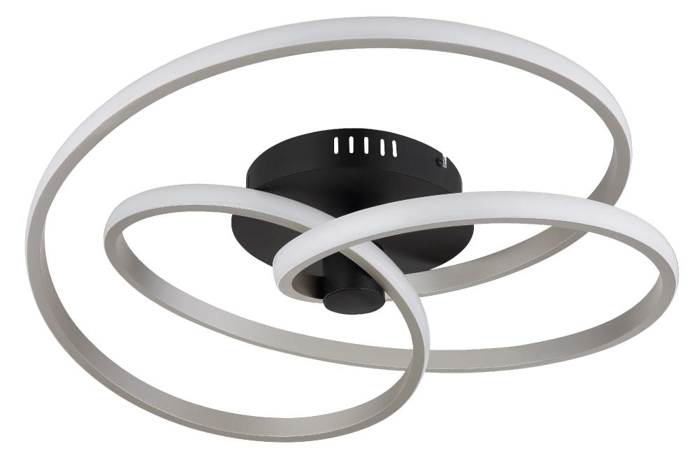 Plafonnier métal noir mat, 16cm — vue 4