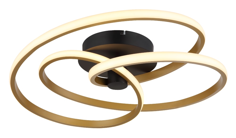 Plafonnier métal noir mat, 16cm