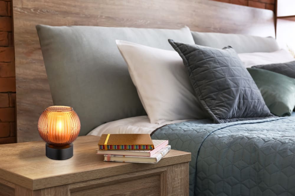 Lampe à poser métal noir mat, 17cm — vue 3