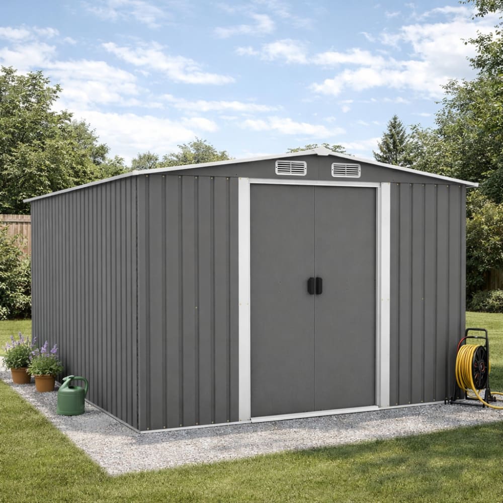 Concept Usine Gartenhaus 808m2 style modern Grau Metall