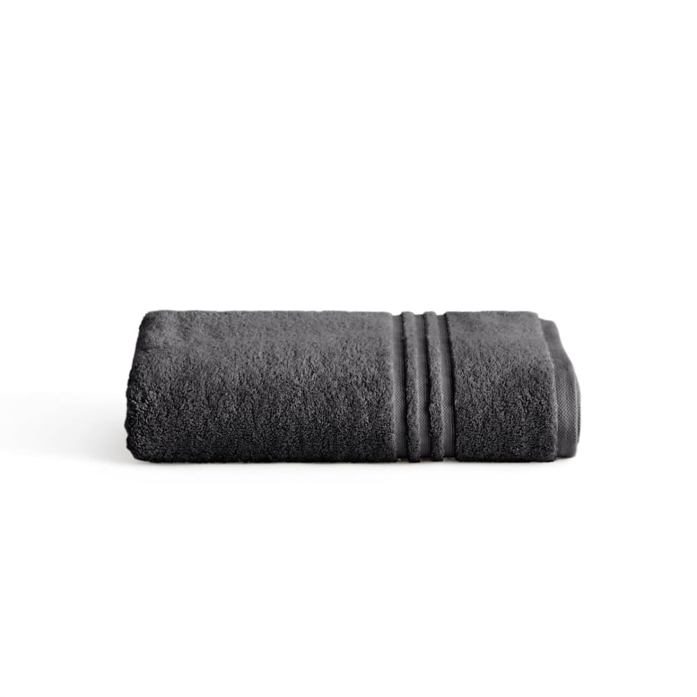 Serviette 700gdouche en coton gris foncé 70x140