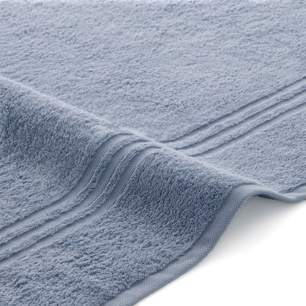 Ozeanblaues Duschhandtuch aus Baumwolle 70x140 - Maisons Du Monde
