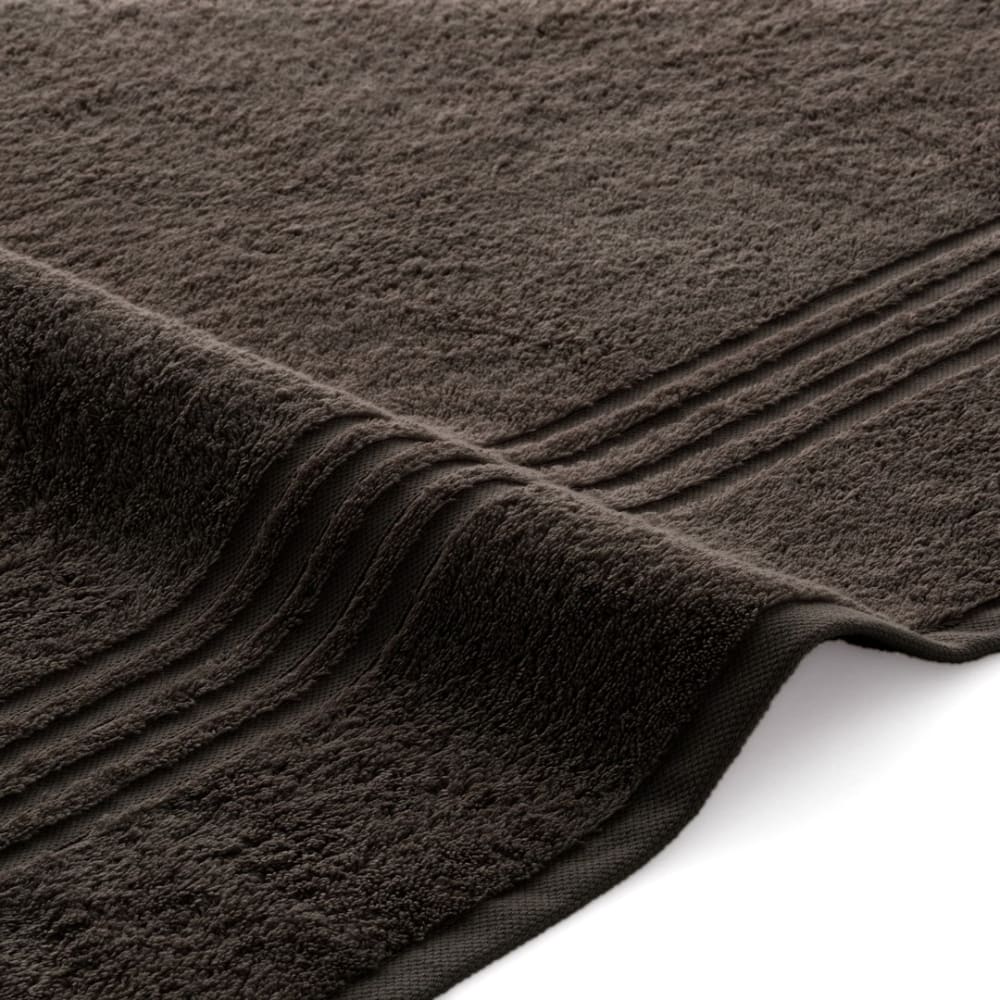 Mokkafarbenes Baumwoll-Badetuch 700g 100x150 - Maisons Du Monde
