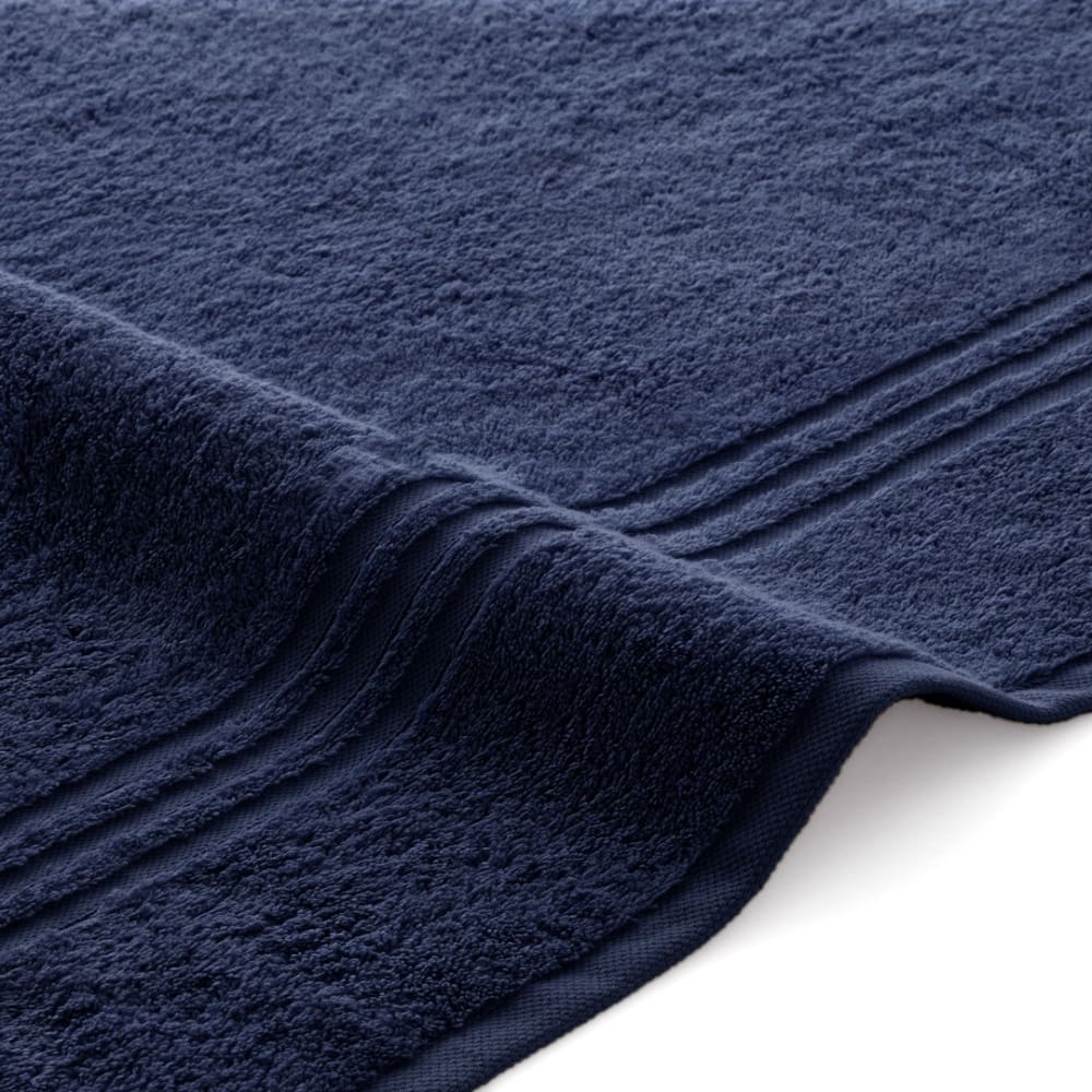 Intensiv blaues Duschtuch aus Baumwolle Stück 70x140 - Maisons Du