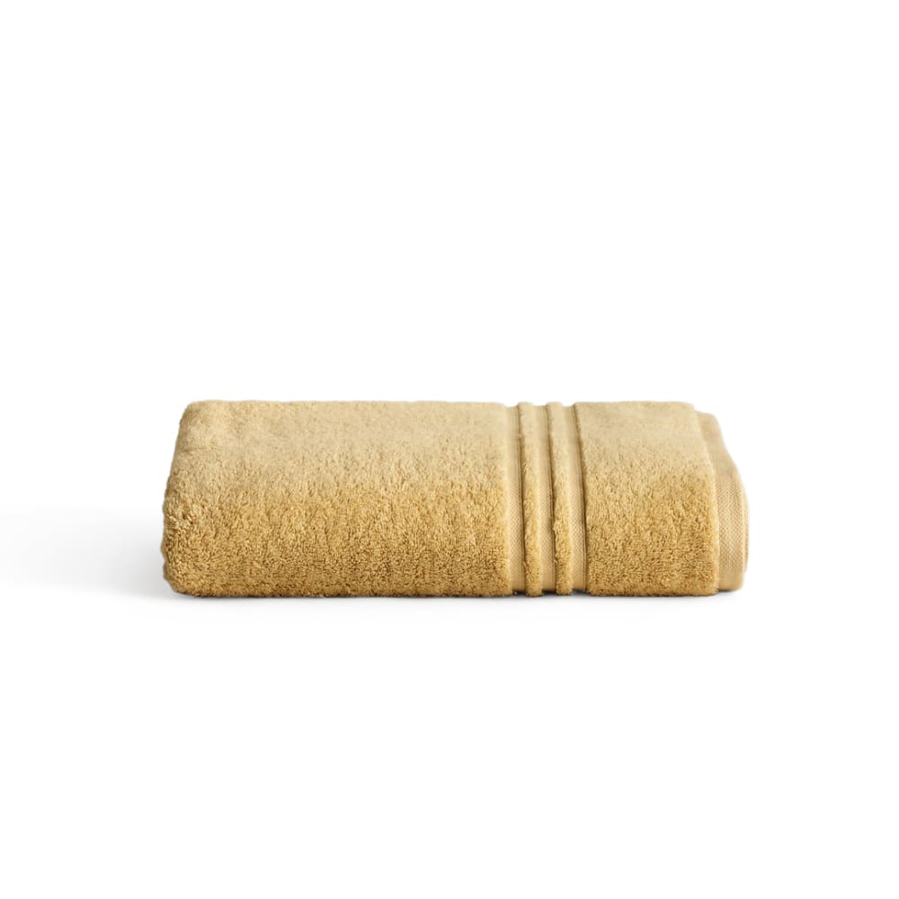 Boheme Senfgelbes Duschhandtuch aus Baumwolle 70x140 style modern Öko-Tex Zertifikat - Baumwolle