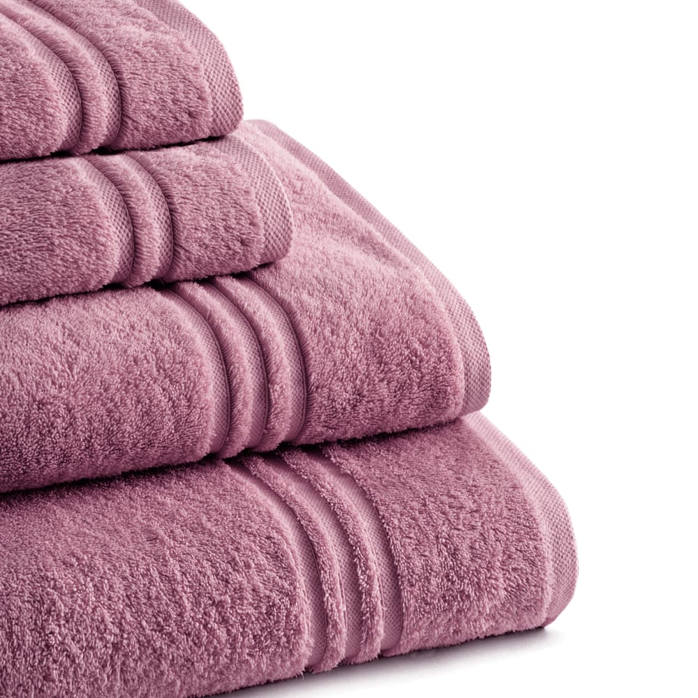 Set mit 4 rosa Baumwoll-700g Badetüchern (50x100)+ (70x140) -
