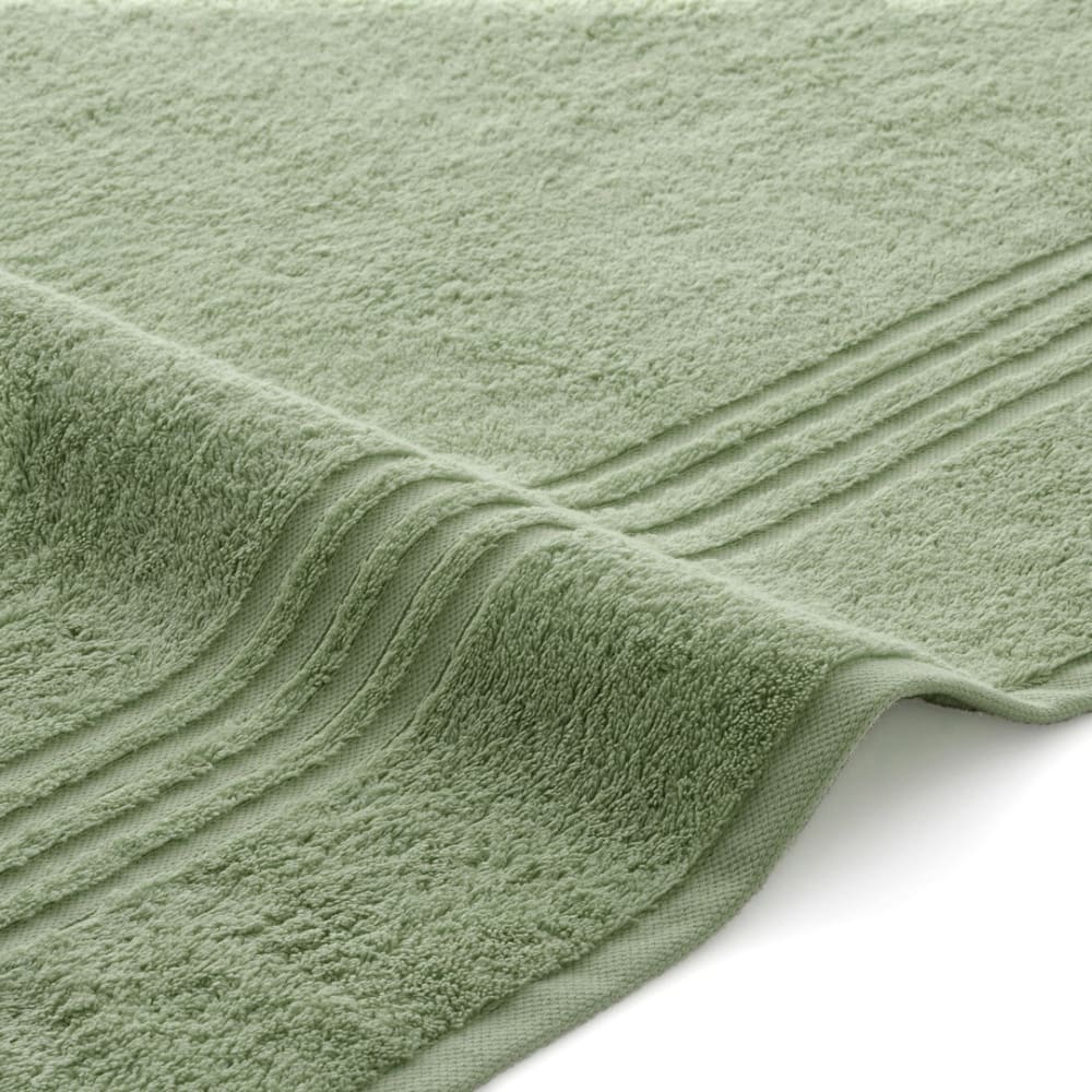 Olivgrünes Baumwoll-Badetuch 700g 100x150 - Maisons Du Monde