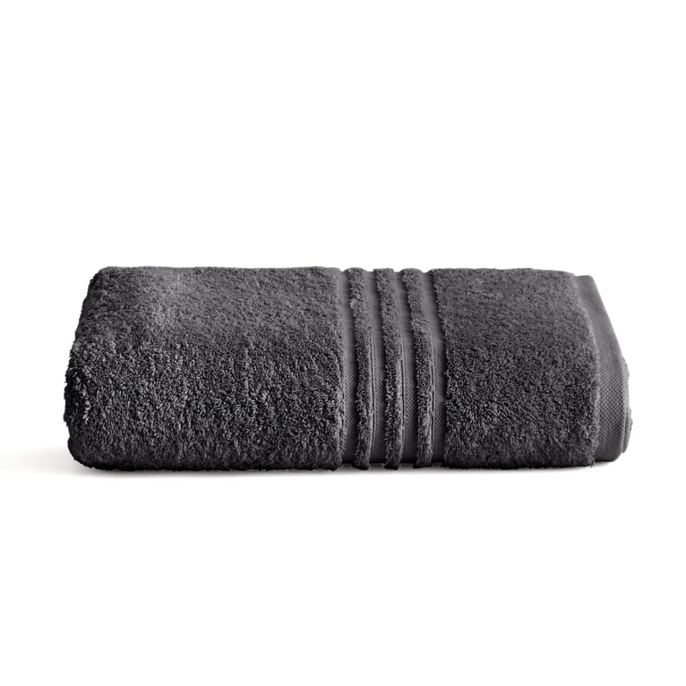 Boheme Dunkelgraues Baumwoll-Badetuch 700g 100x150 style modern Öko-Tex Zertifikat - Baumwolle