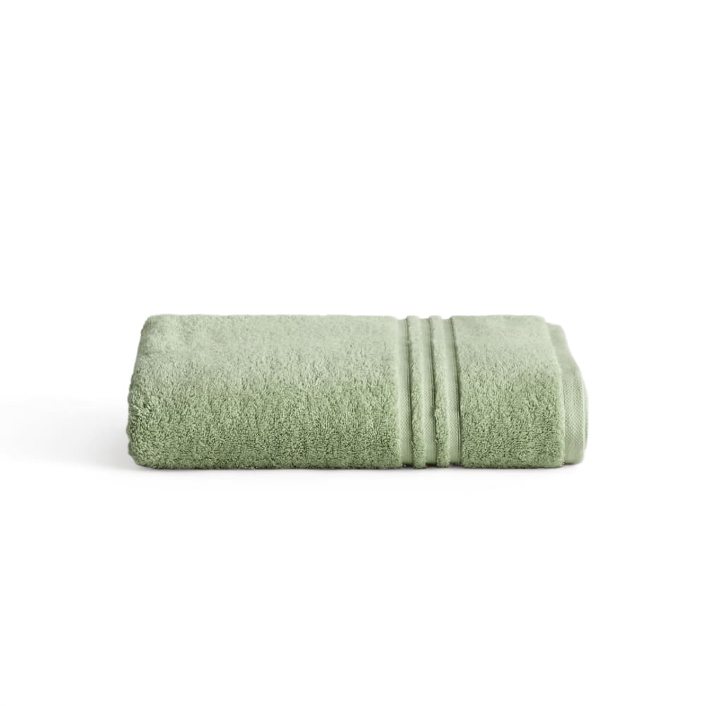 Serviette 700gdouche en coton vert olive 70x140