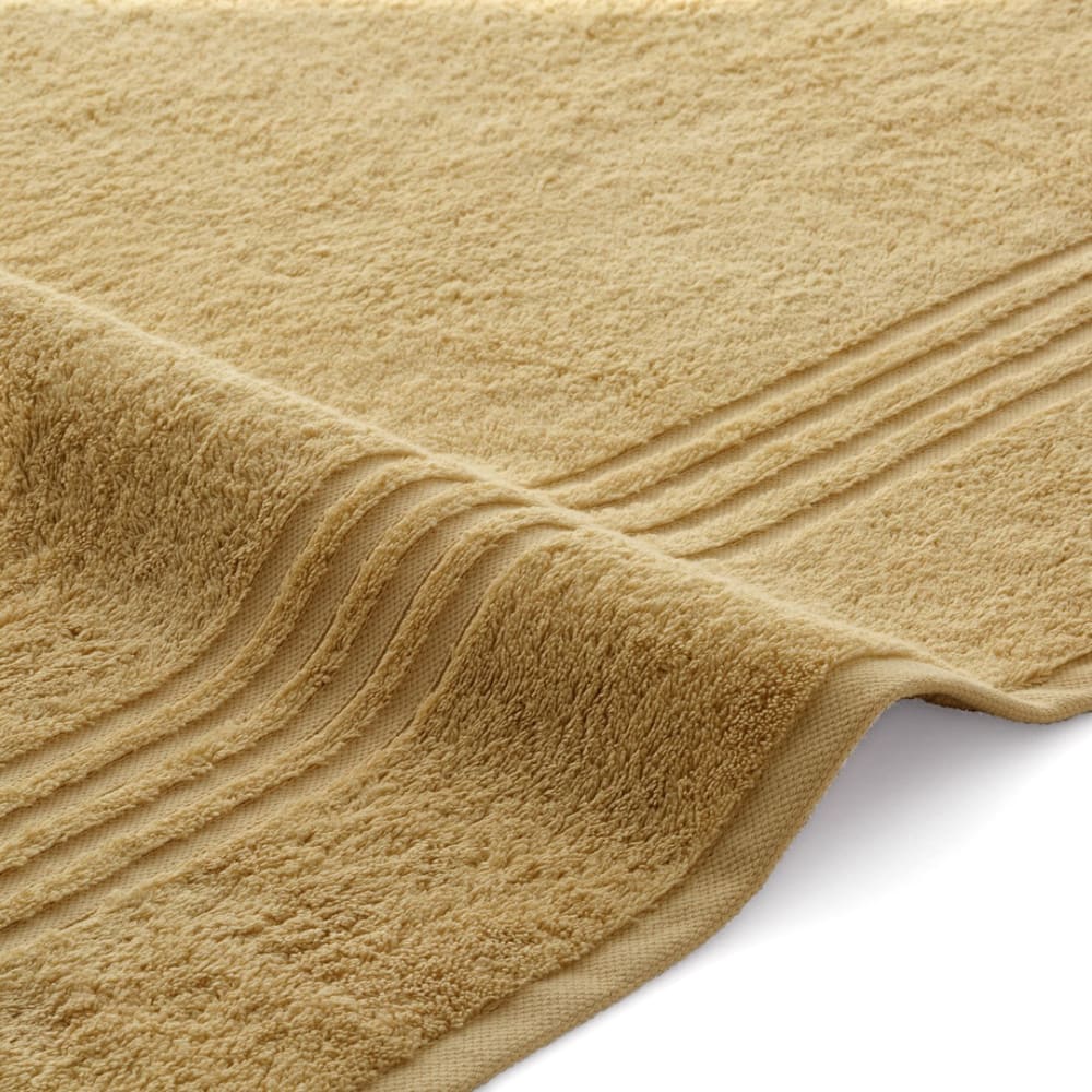 Senfgelbes Baumwoll-Badetuch 700g 100x150 - Maisons Du Monde