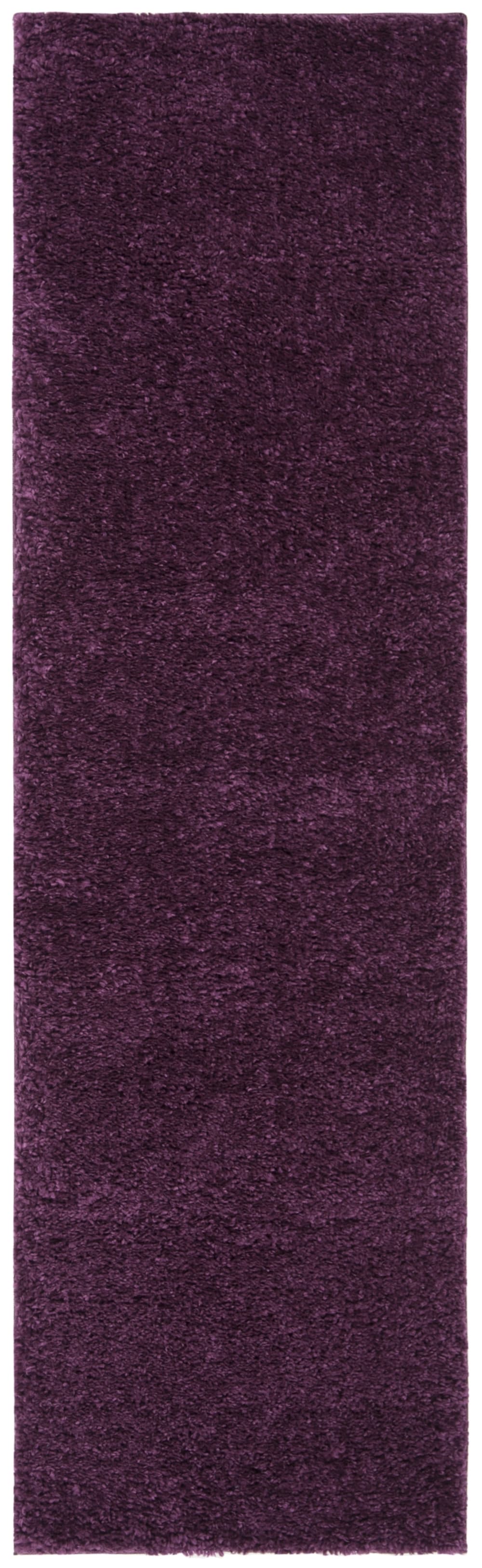 Tapis shag en polypropylène violet, 69 x 183 cm