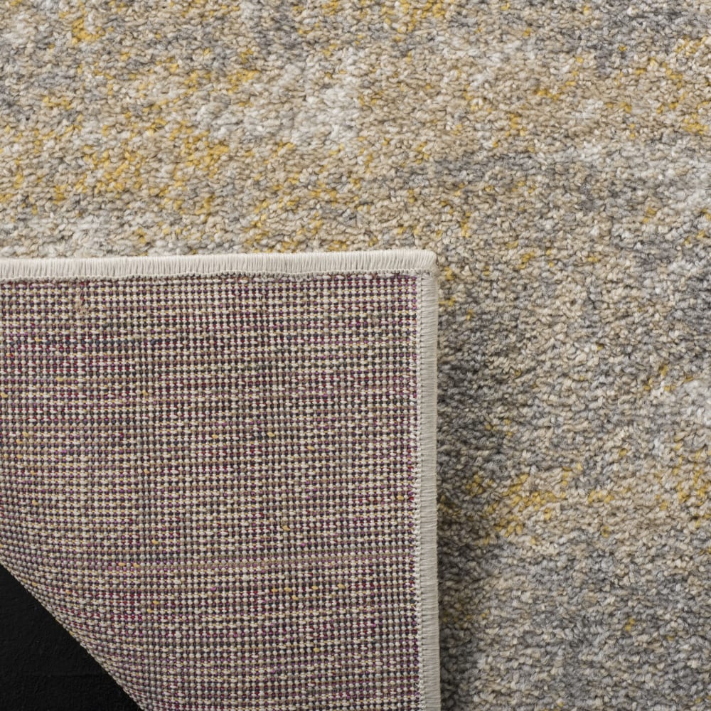 Tapis moderne en polypropylène beige/or, 91 x 152 cm — vue 3