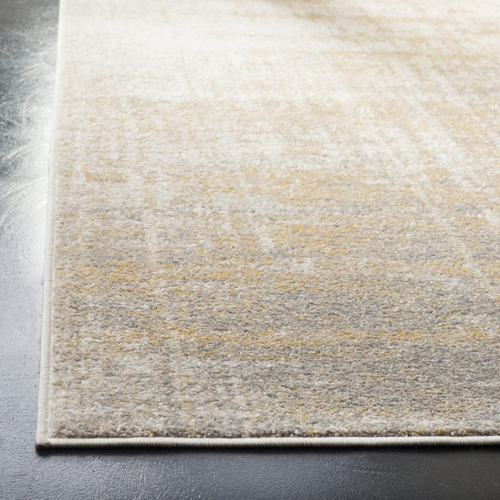 Tapis moderne en polypropylène beige/or, 91 x 152 cm — vue 4