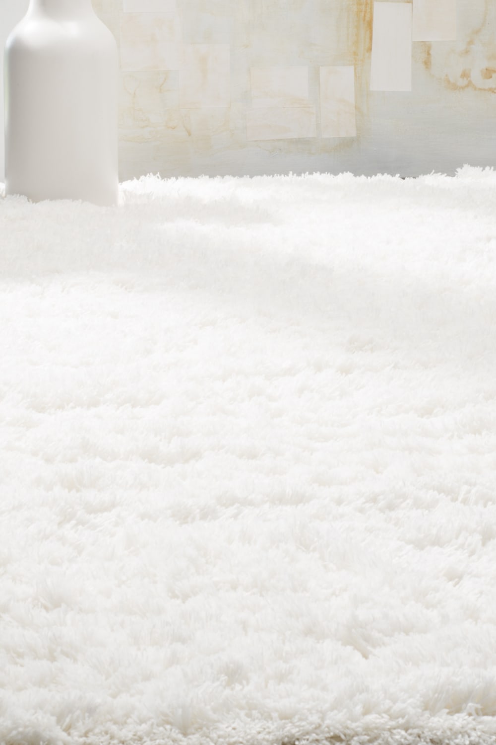 Tapis en polyester blanc, 155 x 229 cm — vue 3