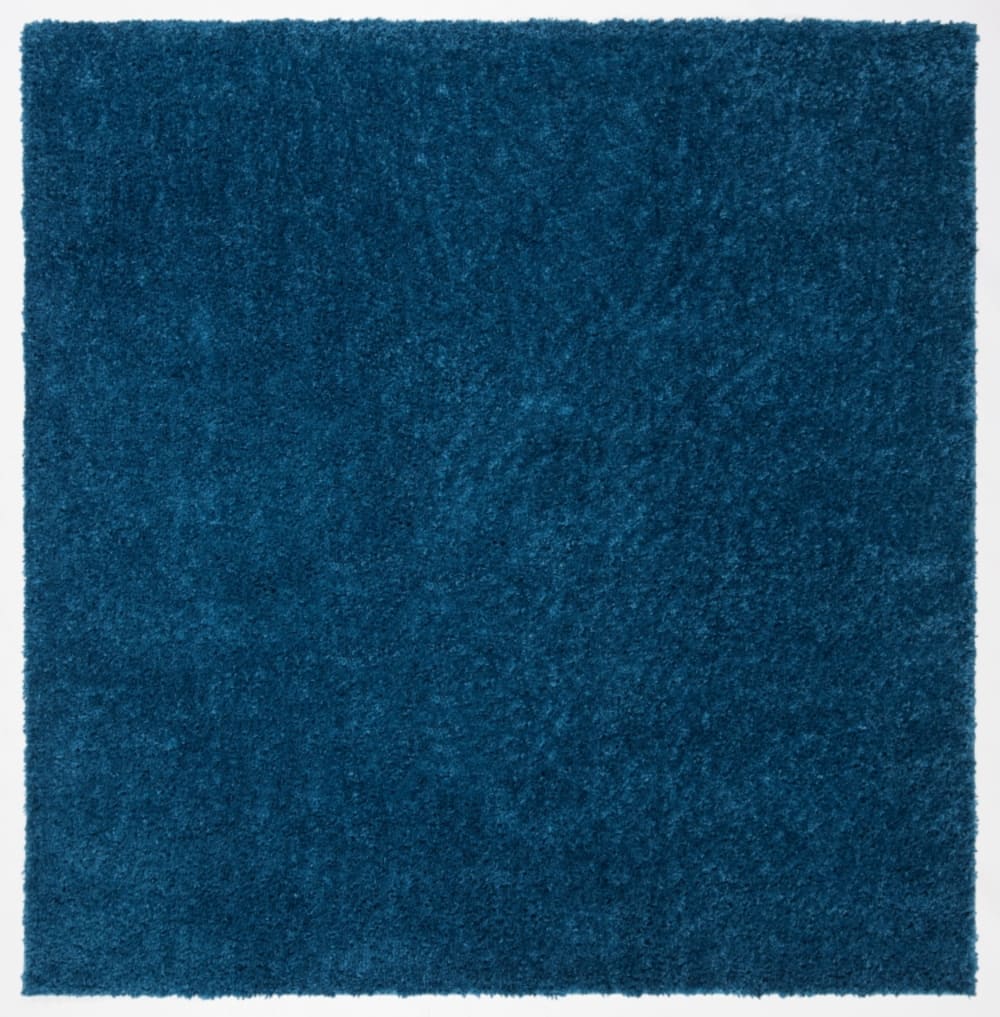 Tapis en polypropylène bleu, 201 x 201 cm