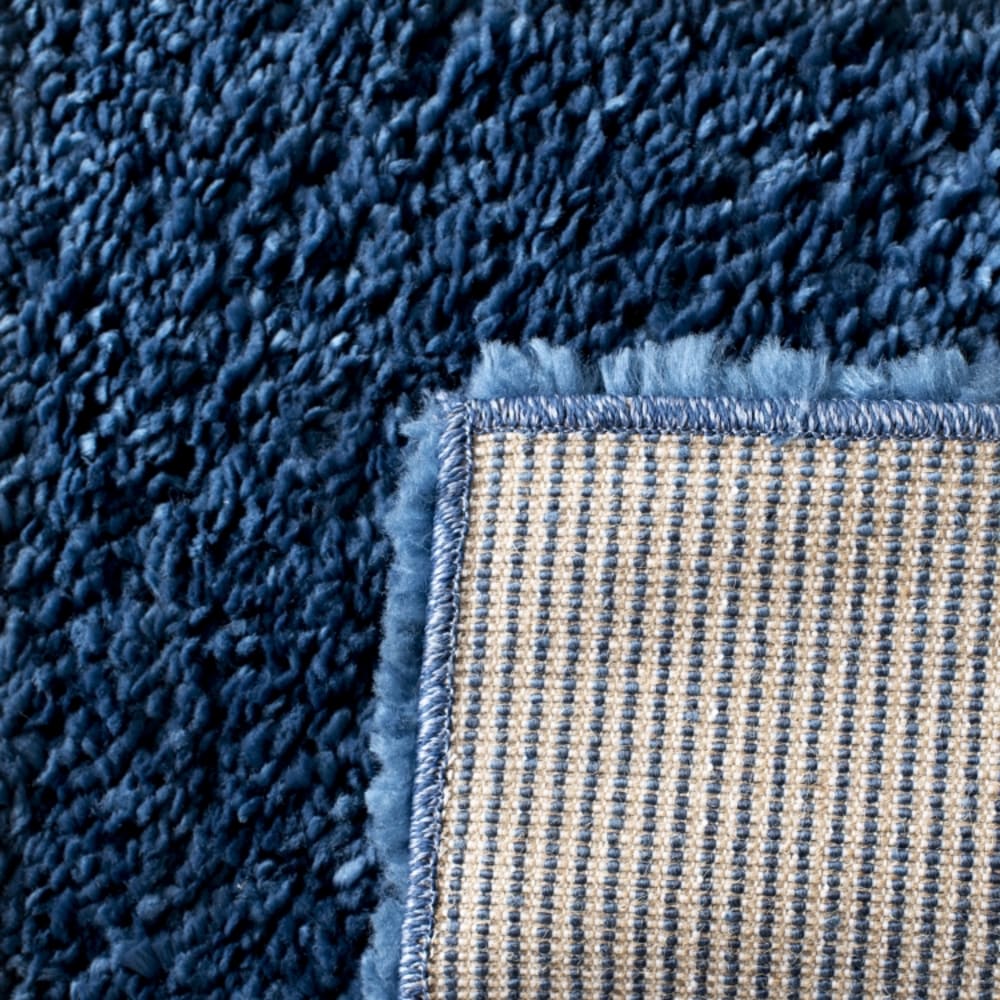 Tapis en polypropylène bleu, 201 x 201 cm — vue 3