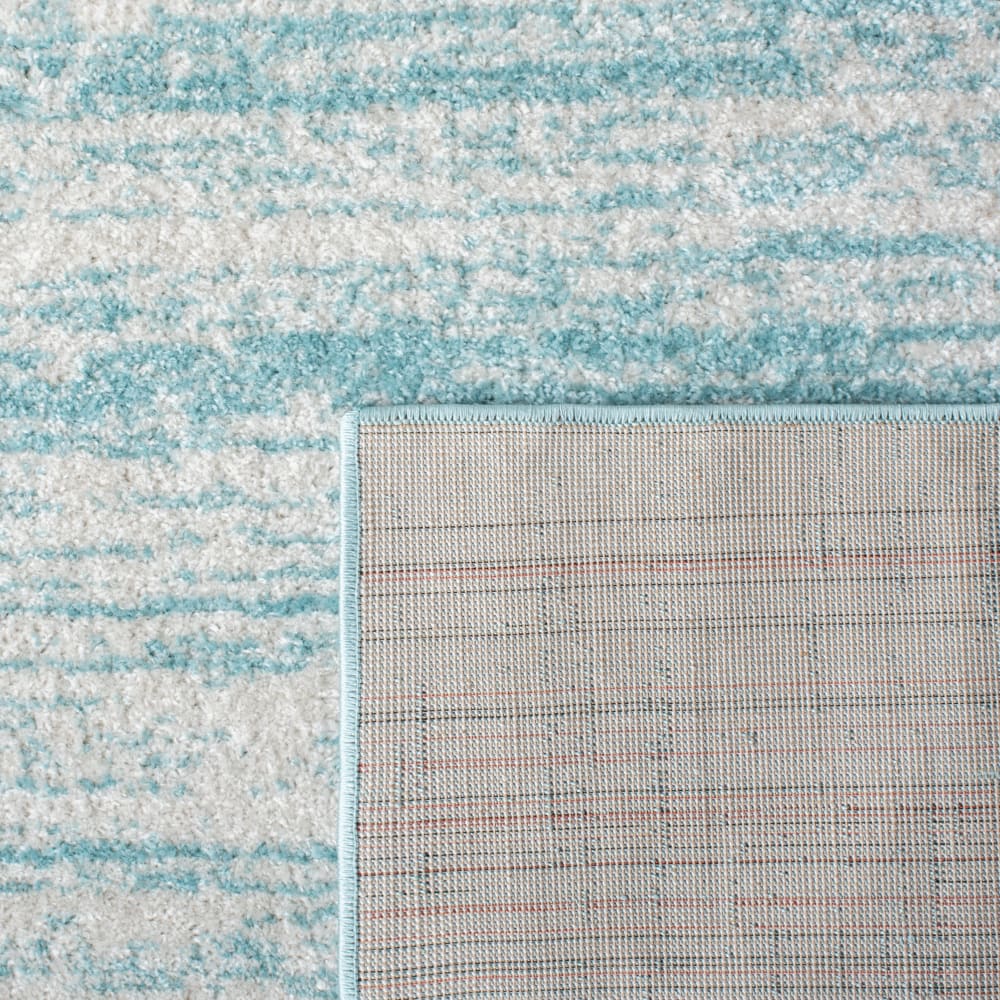 Tapis ombre moderne en polypropylène bleu/blanc, 91 x 152 cm — vue 3
