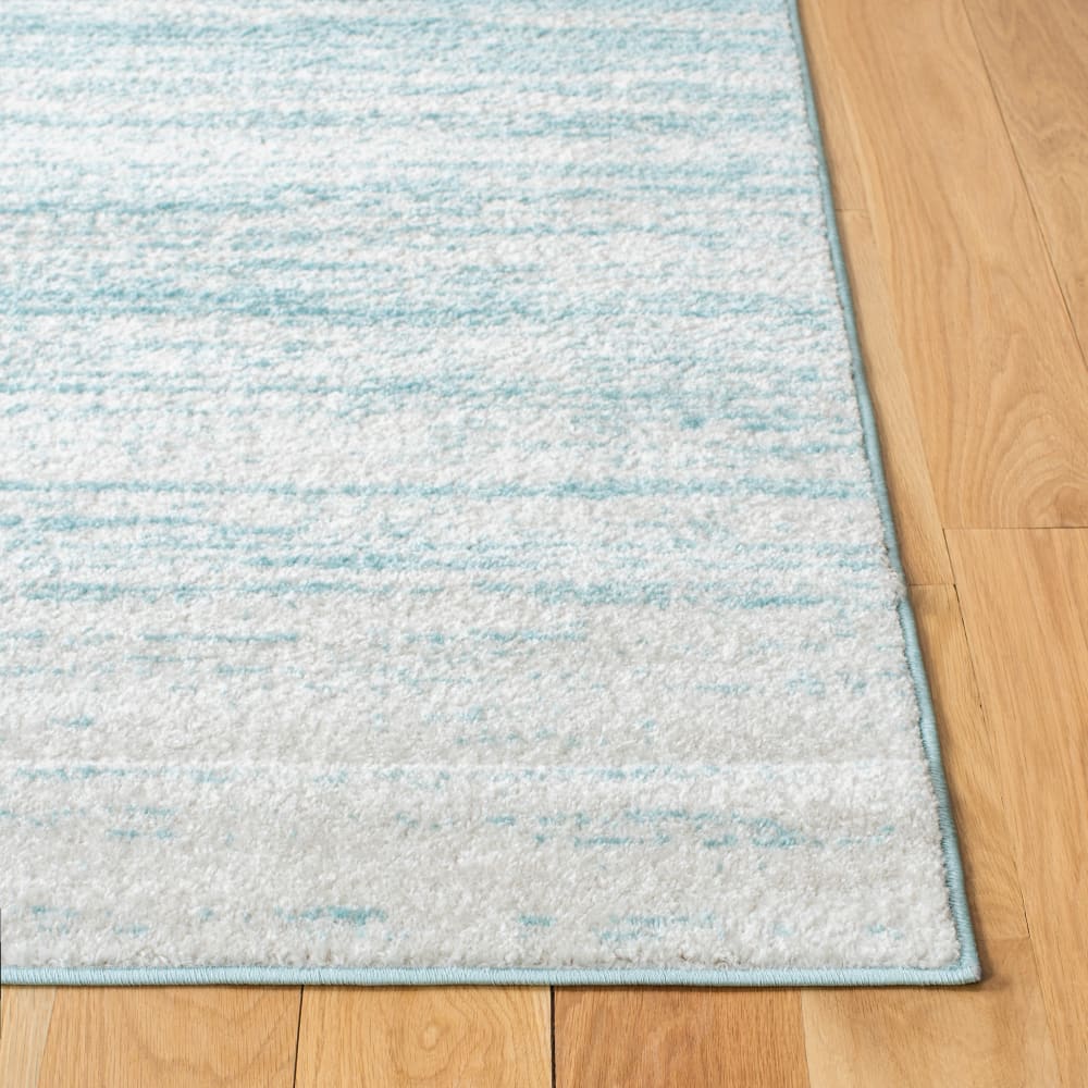 Tapis ombre moderne en polypropylène bleu/blanc, 91 x 152 cm — vue 4