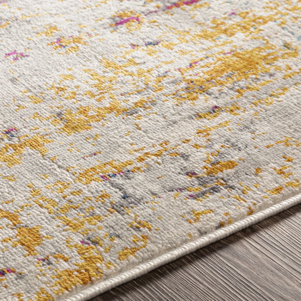 Tapis de couloir abstrait moderne multicolore/bleu 80x220 — vue 4