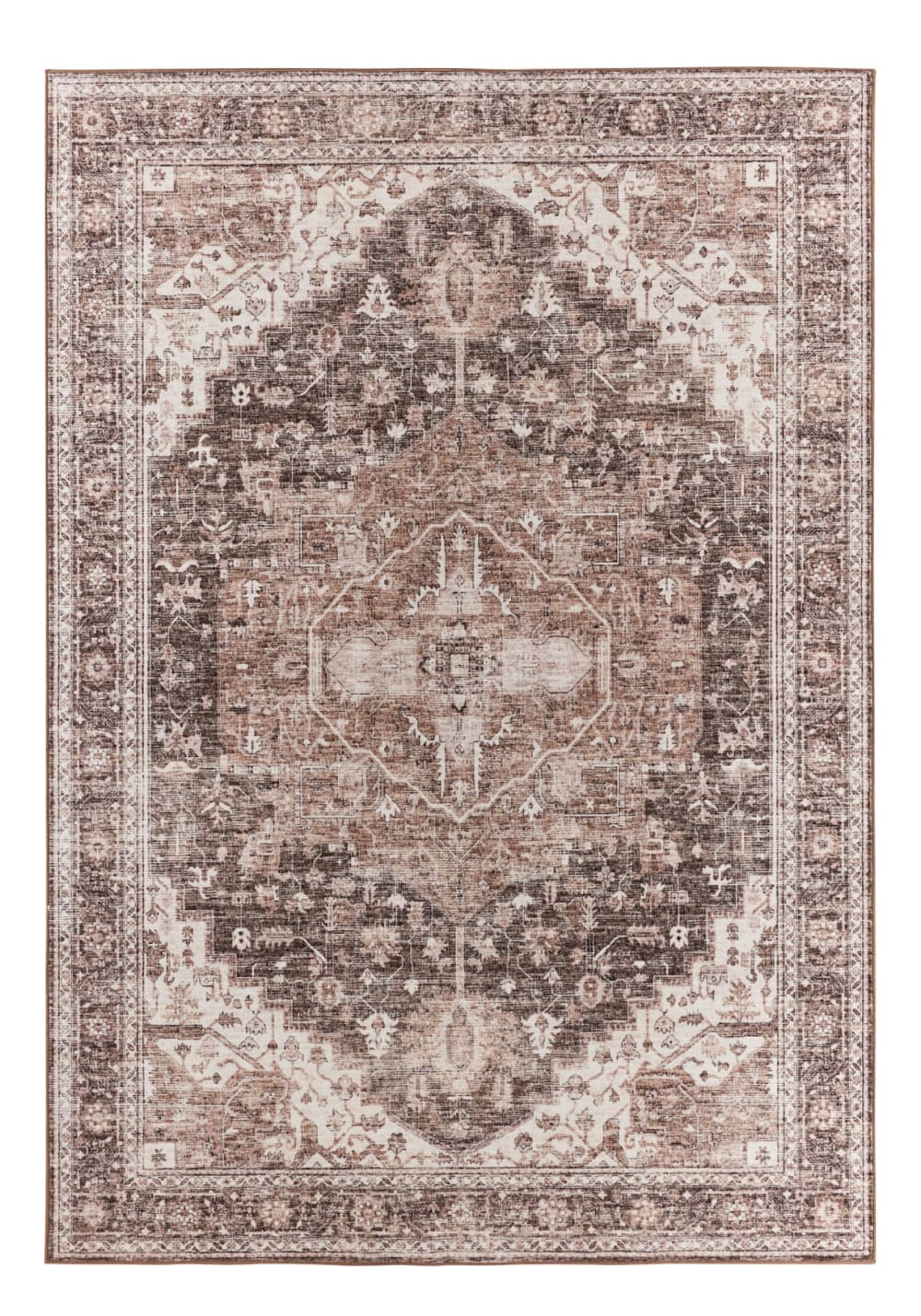 Tapis vintage oriental beige 160x220 cm
